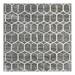 White 35 x 0.33 in Area Rug - George Oliver Jabrayah Power Loom Gray/Ivory Rug Polyester | 35 W x 0.33 D in | Wayfair