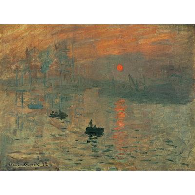 Winston Porter Impression Brouillard by Claude Monet - Wrapped Canvas Print Canvas in White | 36 H x 48 W x 1.25 D in | Wayfair