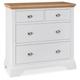 Bentley Hampstead 2+2 Drawer Two Tone Chest of Drawers