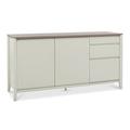 Bentley Bergen Wide Grey Washed Oak & Soft Grey Sideboard