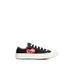 Black Comme Des Garçons Play X Converse 70s Canvas Low-top Trainers - Black - COMME DES GARÇONS PLAY Sneakers