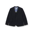 camel active Herren Sakko mit Leichter Waffelstruktur Blazer, Blau, 27