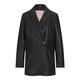 JJXX Damen Jjxx Jxmary Faux Leather Blazer, Schwarz, XL