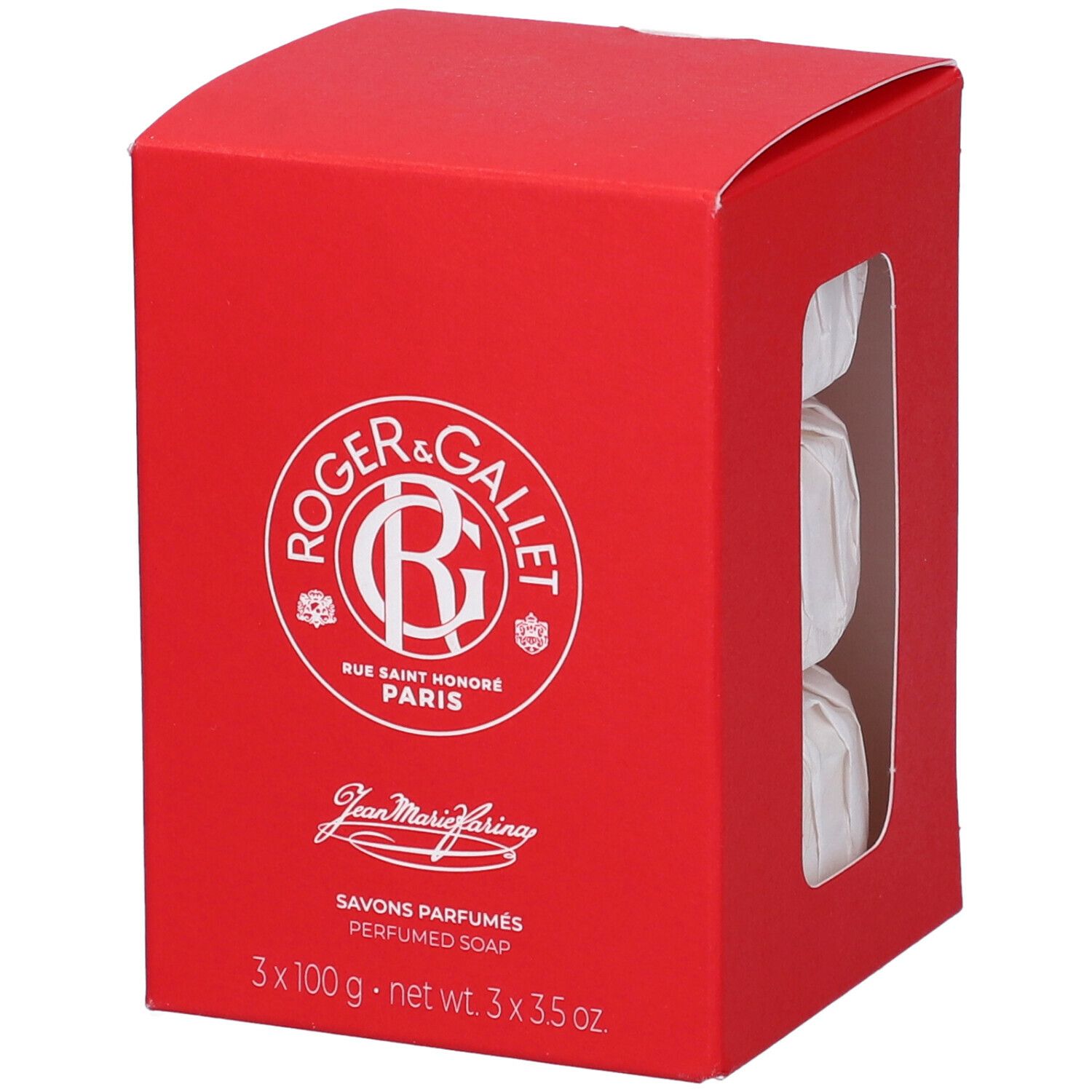 ROGER&GALLET Jean Marie Farina Box Saponette 3x100 g Sapone