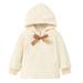 BELLZELY Toddler Clothing Sets Clearance Autumn Winter Infant Toddler Baby Boys Girls Long-sleeved Thickened Warm Flannel Hooded Sweater