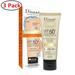 3 Pack UV Daily Moisturizer with SPF Tinted Face Sunscreen with Hyaluronic Acid Broad Spectrum SPF 40 Face Sunscreen Non greasy