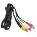 PKPOWER 5ft 3.5mm to RCA A/V TV Video Cable Cord Lead For ONN 7 9 10 Portable DVD Player