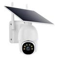 360Â°Security Cameras Wireless Outdoor Solar Powered 2.4G Wireless WiFi Cameras for Home Security 2 Way Audio IP65 SD/Cloud Storage