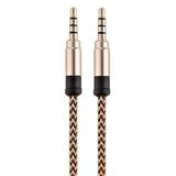 NKOOGH Aux tooth Adapter for Car Audio Speakers Cable To Cable Male 1.5m Stereo 3.5mm Car Compatible Nylon Male Home Auxiliary Stereo For Headphones Audio Accessories