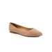 Women's Estee Flats by Trotters® in Taupe Nubuck (Size 9 1/2 M)