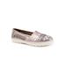 Women's Rory Flat by Trotters in Pewter Metallic (Size 9 1/2 M)