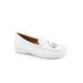 Women's Dawson Casual Flat by Trotters in White (Size 9 1/2 M)