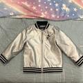 Disney Jackets & Coats | Disney Bomber Mickey Mouse Jacket | Color: Silver | Size: 18-24mb