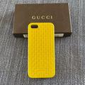 Gucci Accessories | Authentic Gucci Iphone 5 Silicone Case | Color: Yellow | Size: Os