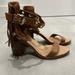 Zara Shoes | Brown Zara Fringe Sandals 36 | Color: Brown | Size: 6