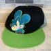 Disney Accessories | Disney Mickey Mouse Neon Mean Gangster1928 Flat Bill Two Tone Snapback Hat Cap | Color: Blue/Green | Size: Os