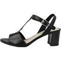 CAPRICE Women's 9-9-28305-20 Sandal Heel, Black (Black Nappa), 4.5 UK
