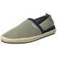 Pepe Jeans Men's Tourist Camp Knit Slip on Shoes, Khaki Green, 10 UK