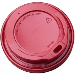 500 Coffee to Go Deckel rot 90mm für Pappbecher 0,3 und 0,4