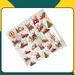 The Holiday Aisle® 53 Piece Holiday Shaped Ornament Set in Green/Red | 4.92 H x 6.61 W x 0.2 D in | Wayfair 44AE6489437C41319DF244E101BB0415