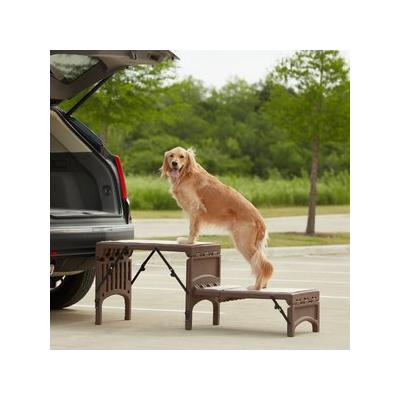 Pet Gear Free-Standing Foldable Dog Car Steps, Chocolate