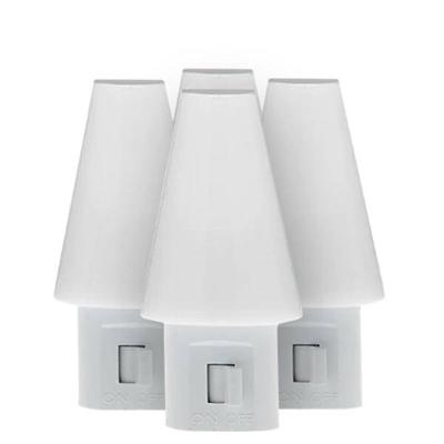 Westek 771099 - .3 watt 120 volt 3000K Natural White Manual Semi-Gloss White LED Night Light (4 Pack) (TIPI LED MANUAL FROST LENS NTLT 4PK (NL-TIPI-F4))