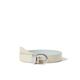 Calvin Klein Damen Gürtel Ck Must Rd Buckle Rev 2.5 cm Belt Kunstledergürtel, Beige (Stony Beige/Pearl Blue), 130 cm