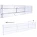 NOGIS 2 Pack Drawer Dividers Organizers 8 Pack Adjustable Separators 3.2 High Expandable from 11 -19 Clear Plastic Drawer Organizers for Clothing Kitchen Bedroom Closet Office Storage