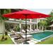 10FT 3m Outdoor Patio Umbrella with Crank & Tilt Table Market Patio Umbrella with 8pcs Steel Ribs Patio Canopy without base 38mm Steel Pole UV Protection (UPF) 40+ for Garden Poolside Backyard