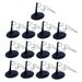 13 PCS 12 inch Dolls Stand Action Figure Stand 1/6 U & Shape Action Figures Base Display Stand for Figures Black
