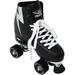 Angels Skates â€“ Thunder bolt black Design PU Leather Derby Roller Skates for Female - Size-13