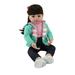 Reborn Dolls 19Inch Handmade Realistic Baby Dolls Soft Cloth Body with Toy Accessories Lifelike Reborn Baby Dolls Christmas Gift for Kids A3