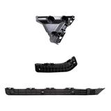 Brock Replacement Rear Passenger Side Side Bumper Support and Bumper Cover Retainer & Front Passenger Side Bumper Bracket 3 Piece Set Compatible with 2007-2011 Camry & 2007-2011 Camry Hybrid