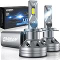 H7 LED Headlight Bulbs 60W 14000 Lumens Super Bright LED Headlights Conversion Kit 6500K Cool White IP68 Waterproof Pack of 2