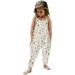 Baby Girl Boy Outfit Toddler Girls Kids Jumpsuit 1 Piece Floral Cartoon Easter Bunny Playsuit Strap Romper Summer Clothes