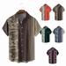 Mens Kids Crewneck Hawaiian Shirts Novelty Party Tops Plus Size Men