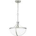 2 Light Pendant in Contemporary Style-19.5 inches Tall and 14.75 inches Wide-Brushed Nickel Finish Bailey Street Home 71-Bel-4926168