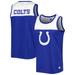 Men's Starter Royal/White Indianapolis Colts Logo Touchdown Fashion Tank Top
