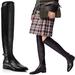 Tory Burch Shoes | Nib Tory Burch Wyatt Over The Knee Tall Boots | Color: Black | Size: 6.5