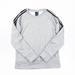 Adidas Tops | Adidas Essentials 3-Stripe Fleece Sweatshirt | Color: Black/Gray | Size: Xl