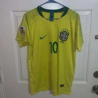 Nike Shirts | Nike Neymar Jr Brazil National Jersey Fifa 2018 Large | Color: Green/Yellow | Size: L