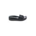Donald J Pliner Wedges: Black Print Shoes - Women's Size 8 - Open Toe