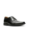 Schnürschuh CLARKS "Tilden Cap" Gr. 42, schwarz (black leather) Herren Schuhe Derbyschuh Business-Schnürer Business