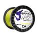 Daiwa J-Braid 4X Braided Line w/ Bulk Spool 80lb 3000yd Fluorescent Yellow JB4U80-3000FY