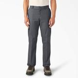 Dickies Men's Flex Regular Fit Cargo Pants - Charcoal Gray Size 40 32 (WP595)