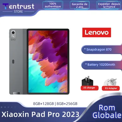 Lenovo Xiaoxin Pad Pro 2023 tablette ROM Global Snapdragon 870 écran 12.7 pouces 144Hz caméra