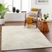 Citro 5' x 7'6" Modern Wool Bone/Cloud Gray/Multi Brown/Smoke/Dark Gray Area Rug - Hauteloom