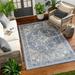 Cohen 5'3" x 7' Traditional Light Gray/Charcoal/Slate/Dark Gray/Multi Brown Outdoor Area Rug - Hauteloom