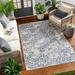 Idina 5'3" x 7' Cottage Arctic Stone/Charcoal/Pewter/Dark Gray/Smoke Outdoor Area Rug - Hauteloom