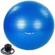 Movit® Gymnastikball - 65 cm, mit Pumpe, Maßband, bis 500 kg, für Training, Büro, Groß, Aufblasbar,